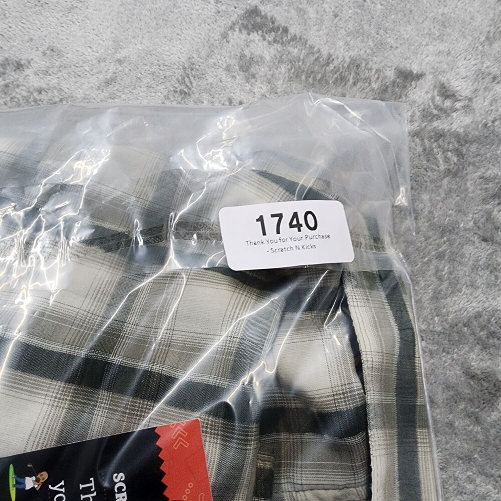 Mountain Hardwear Men's Green Plaid Outdoors Shirt Hiking Camping Size L - Picture 12 of 12